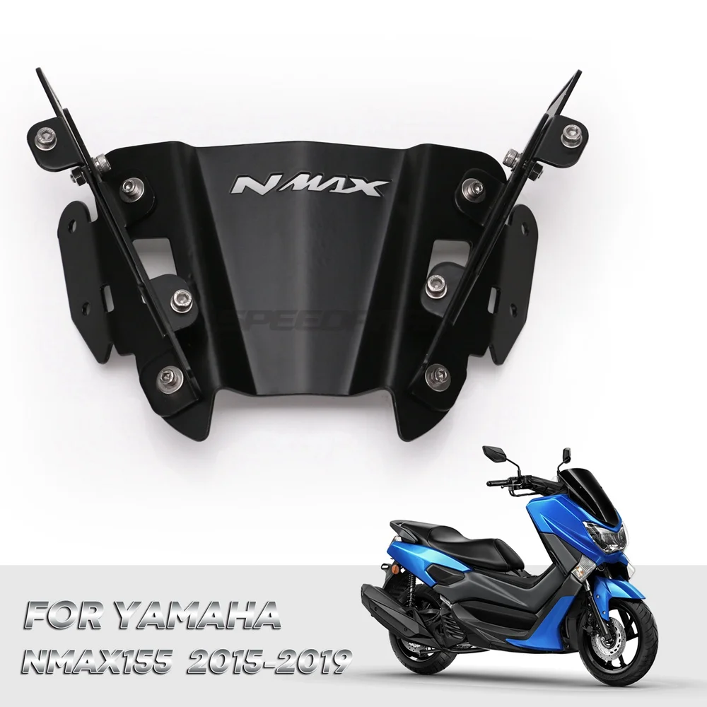 Мотоцикл с ЧПУ NMAX заднего вида кронштейн для Yamaha NMAX155 125 150- заднего вида зеркала адаптер фиксированный держатель