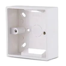 86X86 ПВХ утолщение распределительная коробка настенное крепление кассеты для переключателя гнездо базовый переключатель Нижняя коробка электрическая коробка аксессуары