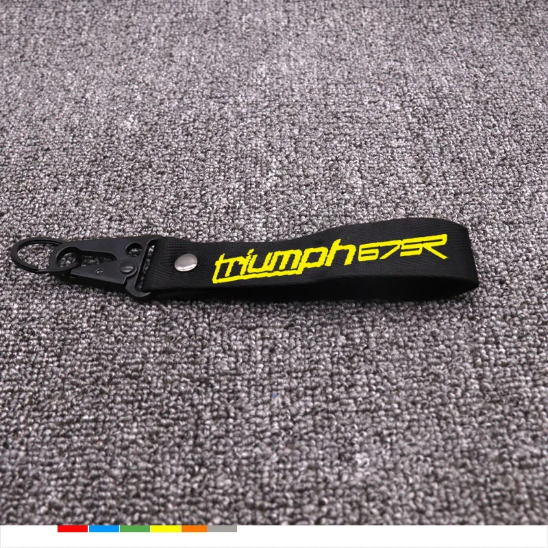 Брелок для ключей с 3D цепочкой для Triumph THRUXTON DAYTONA 675 955i SCRAMBLERTIGER 1050 мотоциклетный значок