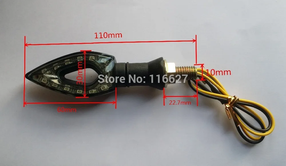 Светодиодный индикатор поворота для TS DR DRZ DR350 650 DL DRZ400 GSXR SV HONDA Kawasaki Suzuki Yamaha BMW