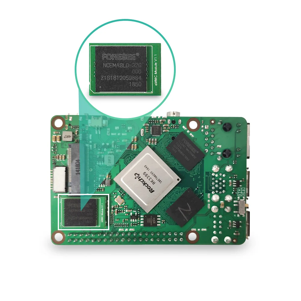 16GB 32GB 64GB 128GB eMMC Moudle para Rock Pi