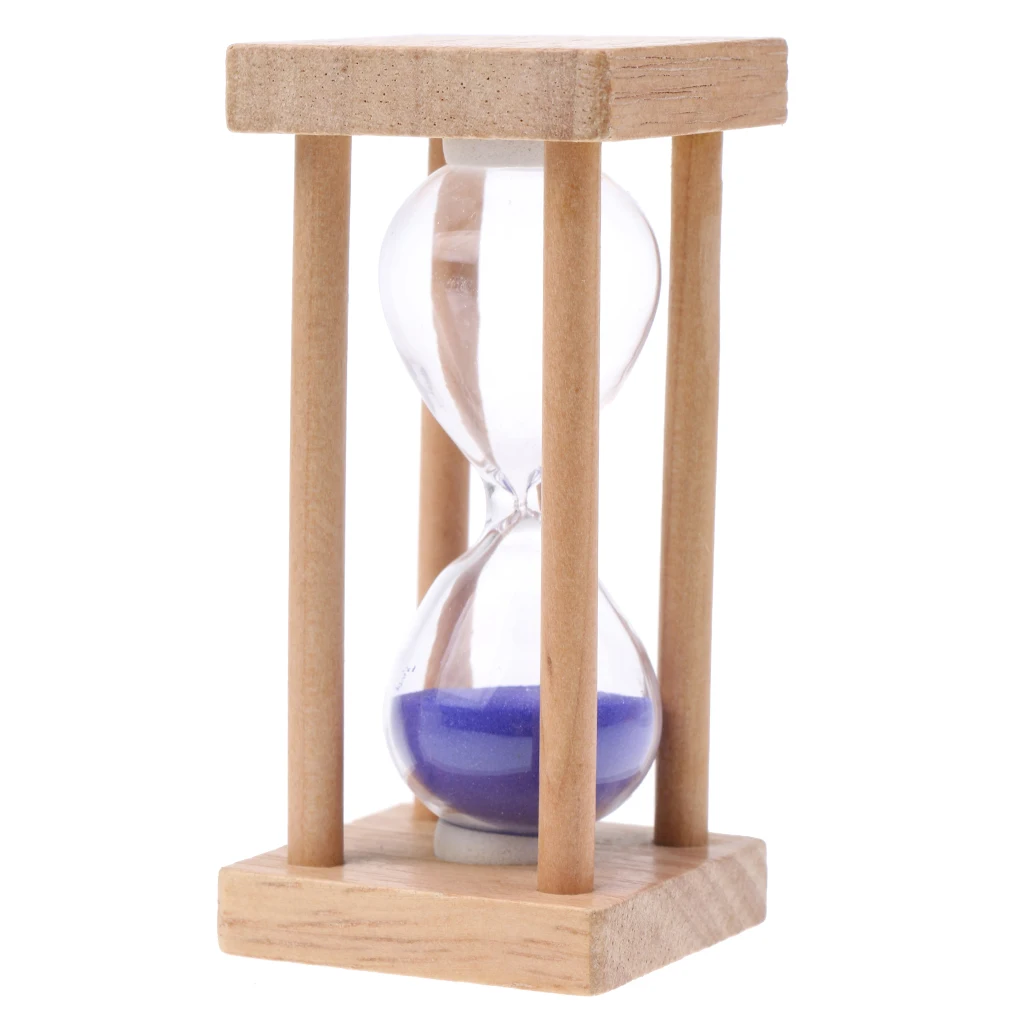 1/3/5/10/15/30/60 Minutes Hourglass Sandglass Sand Clock Timer Table Shelf Decor