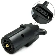 #Special Offers 12V 7 Way Round to 5 Way Round Car Plug Connector Plastic 7 Pin Socket Plugs For Trailers RVs #Special Offers 12V 7 Way Round to 5 Way Round Car Plug Connector Plastic 7 Pin Socket Plugs For Trailers RVs