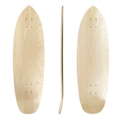 1 Piece 32inch Skateboard Deck Surf Skateboard Maple Wood Suit Land Carver Single Rocker Accessories No Regiment 6 Style Outdoor
