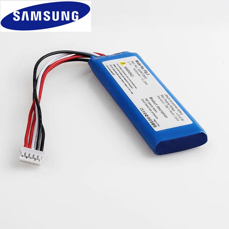 Аккумулятор samsung GSP872693 01 3,7 v 3000mah для JBL Flip 4 Flip 4 Special Edition