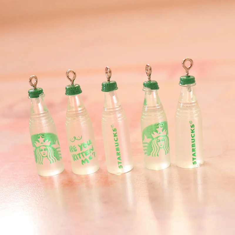 Бутылка минеральной воды с крюком подвески для слизи DIY полимерный наполнитель клейкие аксессуары игрушки Lizun моделирование комплект глины для детей - Цвет: 5PCS Mixed With Hook