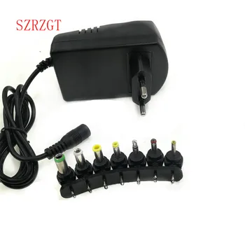 

Universal power Supply adapter Multi 3V 6V 9V 12V Power Supply Adapter 3 6 9 12 V Volt Converter Cable 7 Plugs Adapters 3A 30W