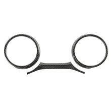 Углеродное волокно приборной панели декоративная рамка, обшивка, Накладка для+ Jeep Wrangler JL