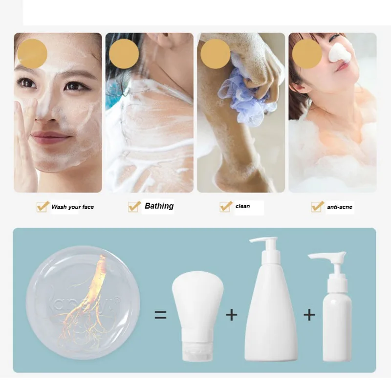 Анти-клещи анти-acnes мыло софора желтоватая экстракт увлажняющий крем для очищения пор носа Отбеливающее мыло ручной работы