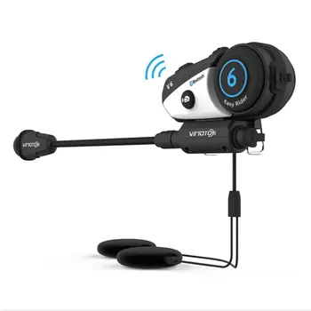 

V6 headset motorcycle motorcycle walkie-talkie motorcycle helmet intercom waterproof 6 motorcycle rider between