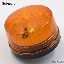 DC12V 24V AC 220V LED Gate Flashing Light Lamp Alarm Lamp For Swing Sliding Gate Opener Barrier Gate Signal Strobe Flashing Lamp