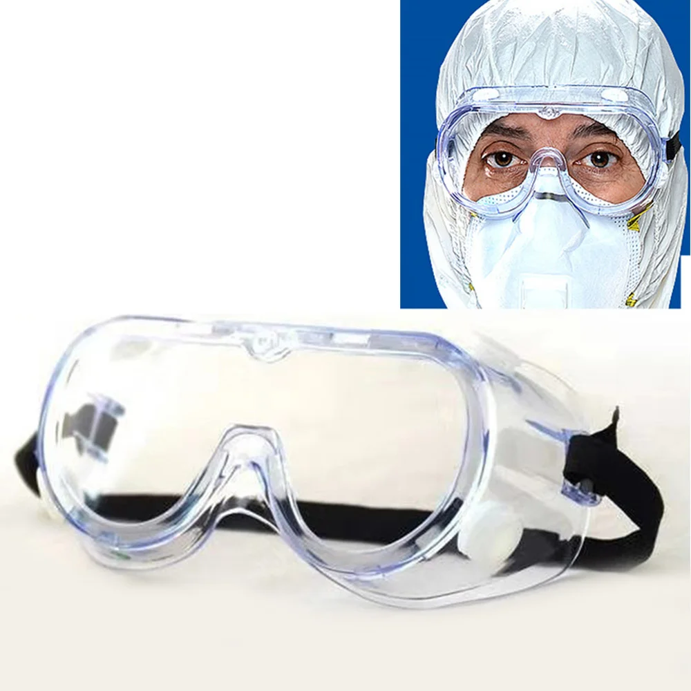 

Protective Safety Glasses Work Anti-Fog Antisand windproof Anti Dust Transparent Goggles Eye Protection Glasses