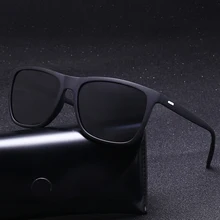 Gafas de sol hombres sobredimensionado polarizado espejo conducción gafas de sol de las mujeres de los hombres de marca de diseñador Vintage Retro conductor gafas UV400