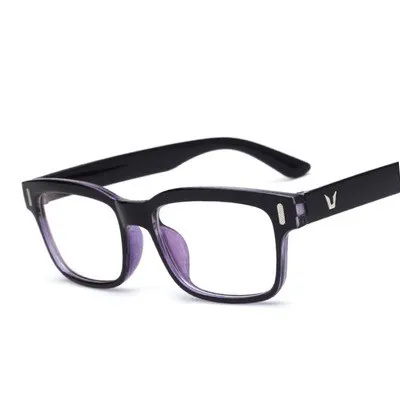 Shirui Модные женские V очки с квадратной оправой мужские Оптические очки оправа ретро очки для работы за компьютером очки прозрачные очки - Цвет оправы: 11