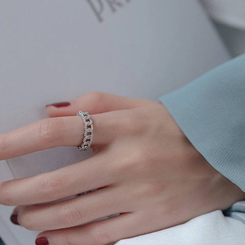2025 neue Luxus Zirkon Twist Design Gold Silbrig Farbe Ring Für Frau Mode Koreanischen Schmuck Hochzeit Party Ungewöhnliche Finger Ringe – Detail 14
