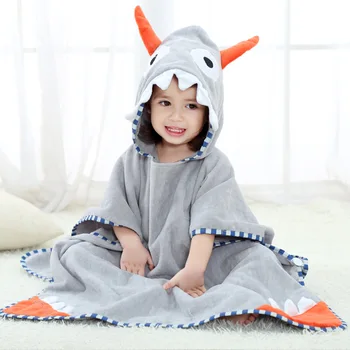 

Children's bath towel towel cover hooded bathrobe beach towel boy girl cute birthday gift 70x140cm