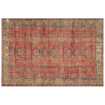 

Handmade Natural Vintage Turkish Area Rug 227x332 Cm-7'5''X10'11''