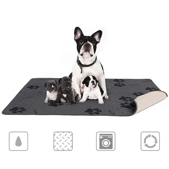 

135x100cm Washable Dog Pet Diaper Mat Urine Environment Protect Diaper Mat Waterproof Reusable Training Pad Dog Car Seat Cover