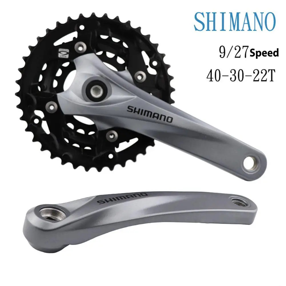 

Kuulee Shimano FC-M3000-8 9/27 Speed Mountain Bike 9/27 Speed Square Hole Chainwheel Front Crankset