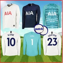 Футболка для футбола с длинным рукавом KANE spurs ERIKSEN DELE SON LUCAS Футбольная Футболка NDOMBELE 19 20 LLORIS футбольная рубашка для дома