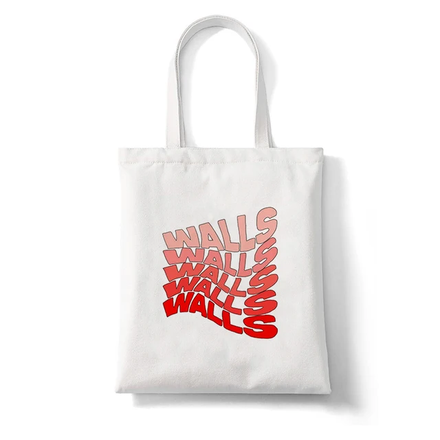 Louis Tomlinson Walls One Direction Shopper Bags Shopping Bag Tote Bag Shoulder Bag Canvas Bags Large Capacity College Handbag X240