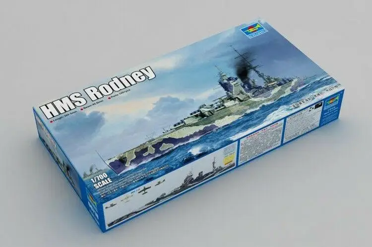 Trumpeter масштаб 06718 1/700 HMS Родни набор моделей |