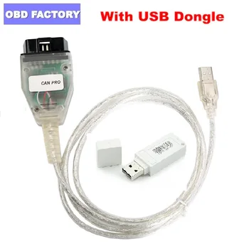 

With Dongle Can Pro 5.5.1 Diagnostic Cable VCP Scanner Can Pro Can Bus UDS K-line V5.5.1 FT245RL Diagnostic Interface