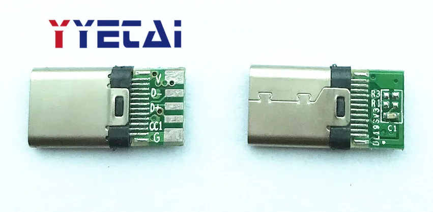 YongYeTai TYPE-C 24P пять основных мужчин с полосой Android пайки линии флэш зарядки USB разъем