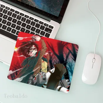 

Non-Slip Durable Rectangle Mouse Pad Top Japanese Anime Attack On Titan Gaming Gamer Comfort Mousepad for Optical Laser
