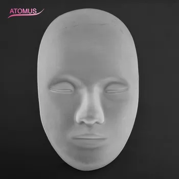

Silicone 5D Face Makeup Practice Head Eyebrow Lip Tattoo Permanent Makeup Practice Mannequin Tattooist Skin Tattoo Training Head