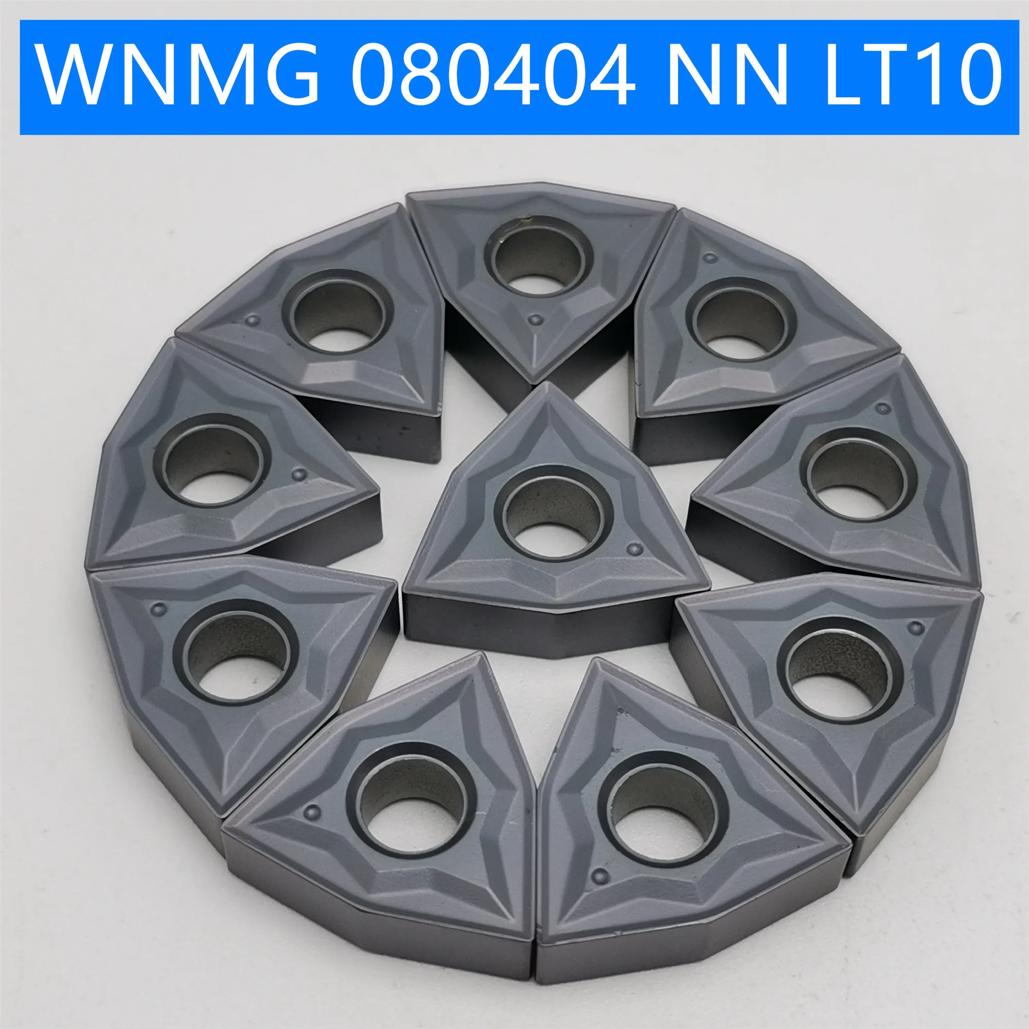 100 шт. WNMG080404 NN LT10 WNMG080408 NN LT10 WNMG NNLT10