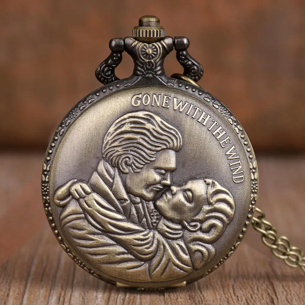 Retro-Bronze-Necklace-Pendant-Quartz-Pocket-Watch-Vintage-Fob-Watch-Mens-Womens-Couple-Best-Gift