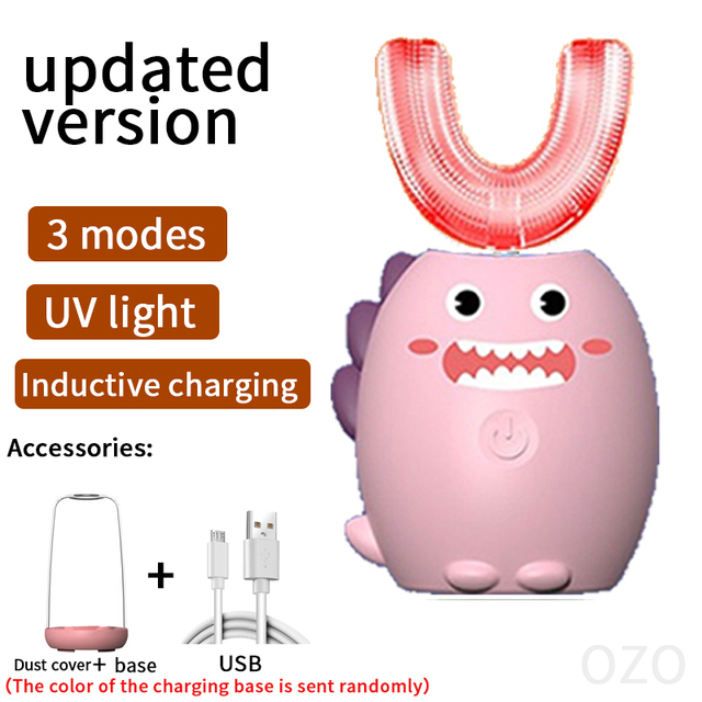 Kids Electric Toothbrush Children's Xaomi Teeth Tooth Brush Silicone Soft Brush Cartoon Pattern Toothbrush Child Gift