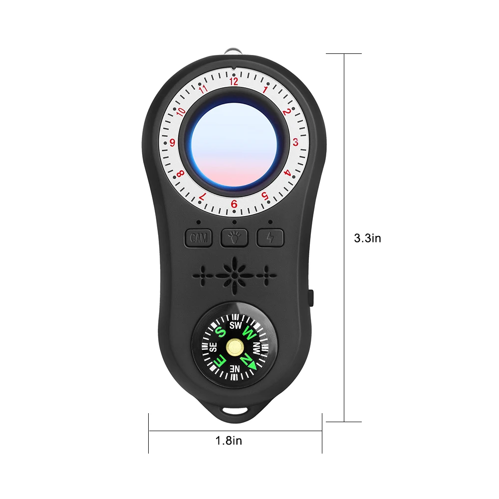 Anti-spy Surveillance Camera Detector Wireless Signal Anti-covert Samera Finder Signal Lens RF Tracker Detect Wireless Products - Famidy.com