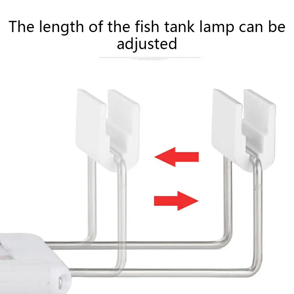 Aquarium Lamp Led Water Grass Lamp Grass Cylinder Lamp Aquarium Waterproof Lighting Bracket Clip Light