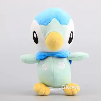 

19 cm Anime Pikachu Psyduck Series Piplup Plush Toys Doll Peluche Cartoon Bird Duck Stuffed Animals Toys Kid Birthday Party Gift