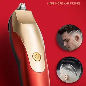 

Electric Hair Clipper Rechargeable Beard Trimmer Low Noise Professional Cordless Men's Hair Cutting Machine