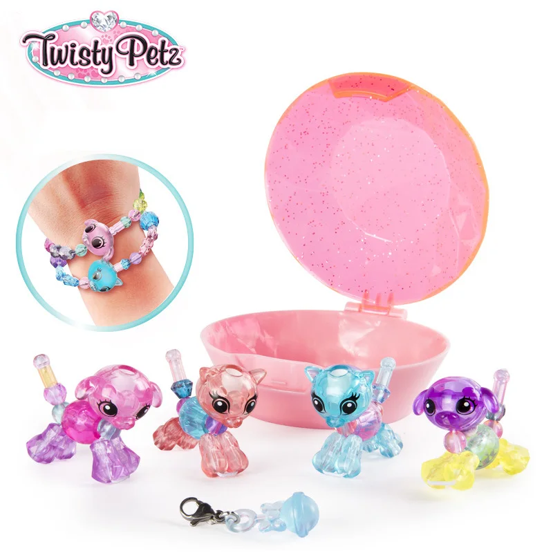 SPIN MASTER Twisty petz Cui Sisi волшебный браслет Девушка ручной работы ювелирные изделия девушки ожерелье DIY подарок благословение мешок глухая коробка - Цвет: 8