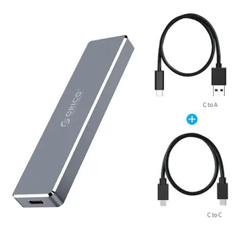 

ORICO Aluminum M.2 NVMe SSD Enclosure, Ultra-Slim M-Key to USB3.1 Gen2 Type-C 10Gbps External Hard Drive Case &ZH