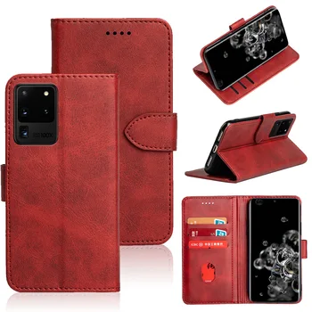 

100pcs/lot Retro Pattern wallet PU Leather Stand Case for Samsung S20 Plus S20 Ultra S10 LITE NOTE 10 LITE M31 A81 A91 A51 A71