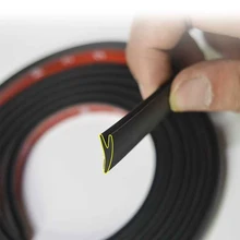 1 м автомобильный Стайлинг резиновые автомобильные уплотнения Уплотнительная наклейка на заднее стекло водонепроницаемые уплотнительные полосы шумопоглощающий уплотнитель автомобильные аксессуары