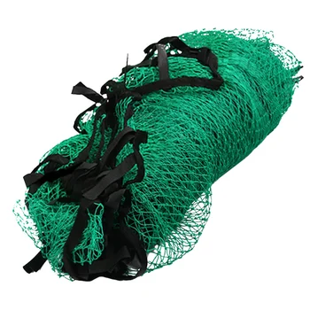 

1PC 3x3m Banister Guard Safety Stairs Rail Net Balcony Golf Course Guard Mesh for Protection Children Golfers (Green)