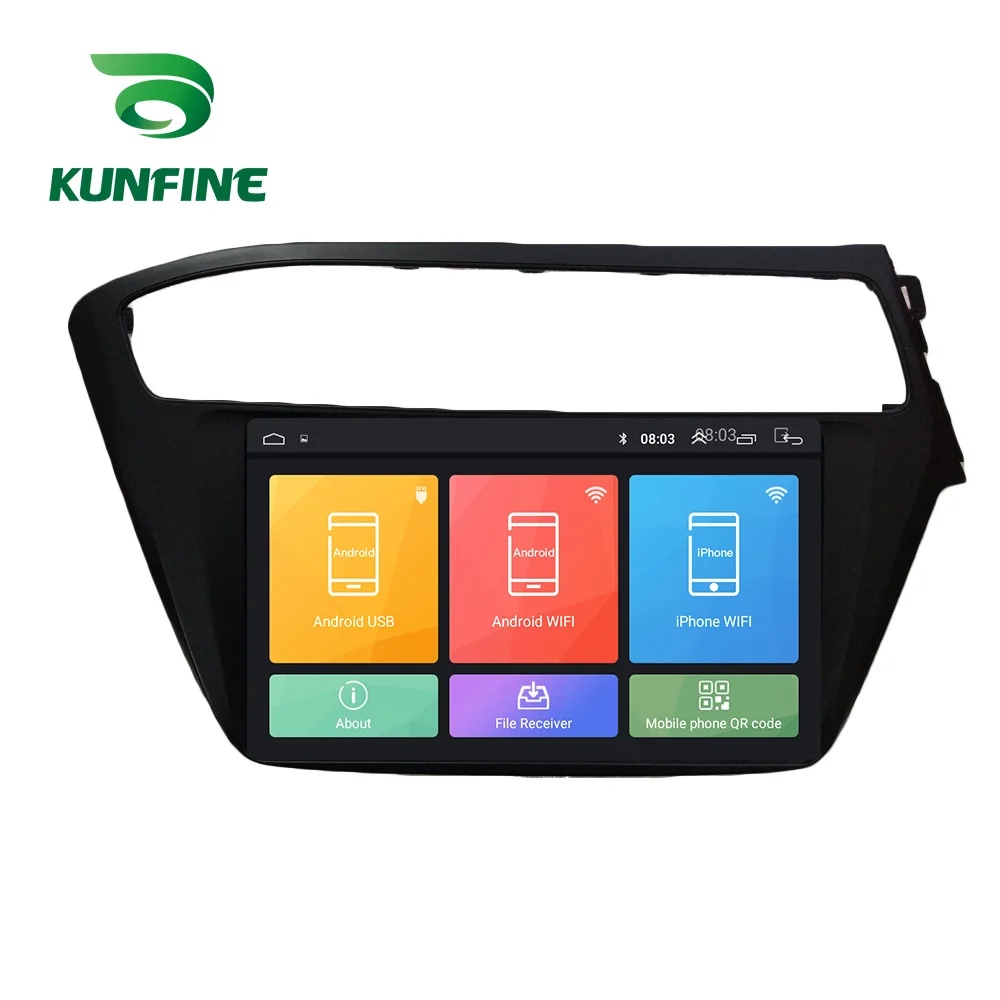Восьмиядерный Android 10 0 автомобильный DVD GPS навигационный плеер Deckless стерео для HYUNDAI