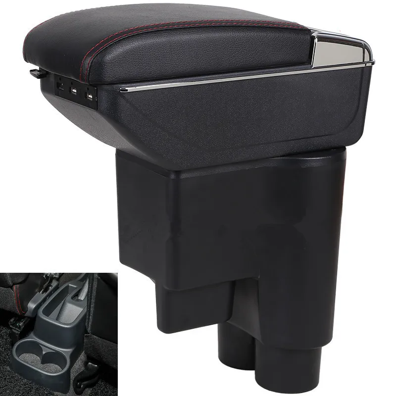 For Chevrolet Niva armrest box universal car center console modification accessories double raised with USB | Автомобили и