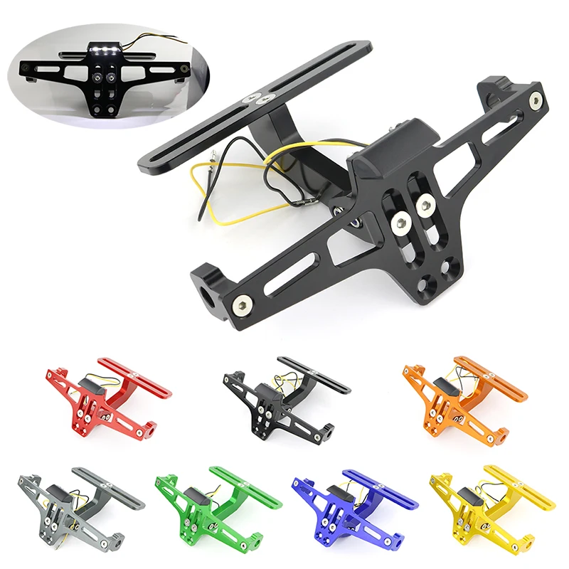 

Fit For Suzuki GSX-R750 GSX-R1000 GSX1000S Katana Bandit DR-Z400 Rear Tail Tidy Fender Eliminator CNC License Plate Frame Holder