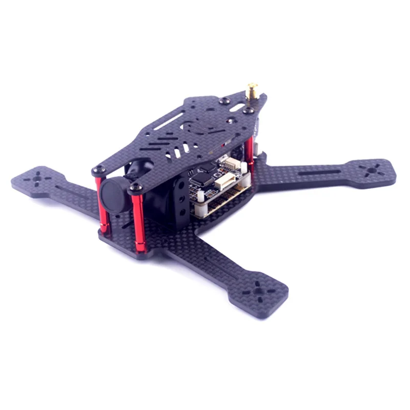 Квадрокоптер DIY FPV mini quad inside racing drone Alien 130 мм 160 беспилотник с рамкой из чистого