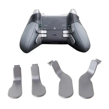 

4PCS Metal Bumper Trigger Button Paddles Hair Triggers Locks Game Accessory Replacement Part for Xbox One Elite Controller