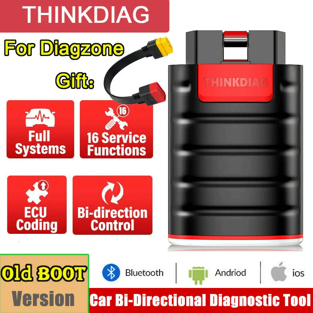 ThinkDiag старой версии BT считыватель кодов OBD2 сканер Android IOS диагностический