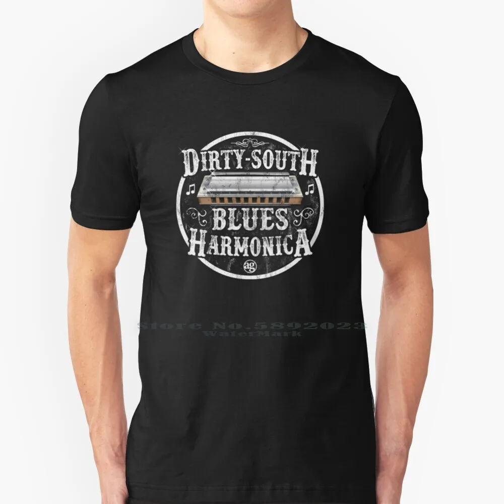 Adam Gussow Modern Blues Harmonica-Dirty South Blues Harmonica T Shirt Cotton 6Xl Adam Gussow Modern Blues Harmonica Mbh