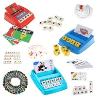 Kids Matching Letter Games Educational Toys Vocabulary Cards Spelling Words Mathematics Learning Early Education Language Toys 1